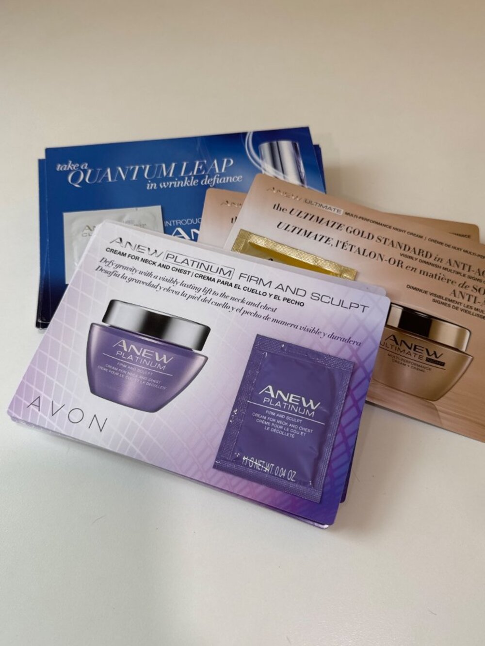 Anew Clinical & Ultimate Skincare Sample Set Anti-Aging & Firming Treatments 1.1